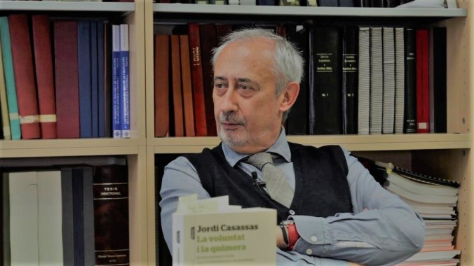 Jordi Casassas_La-voluntat-i-la-quimera-durant-lentrevista-