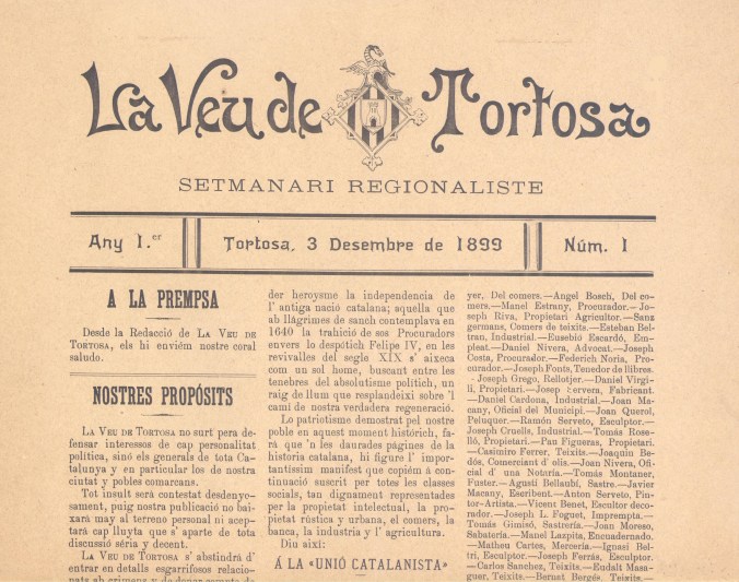 Francesc Mestre LA VEU DE TORTOSA