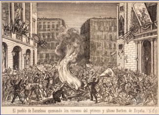 Casassas- Crema de retrats dels Borbó a Barcelona-1868-324x235