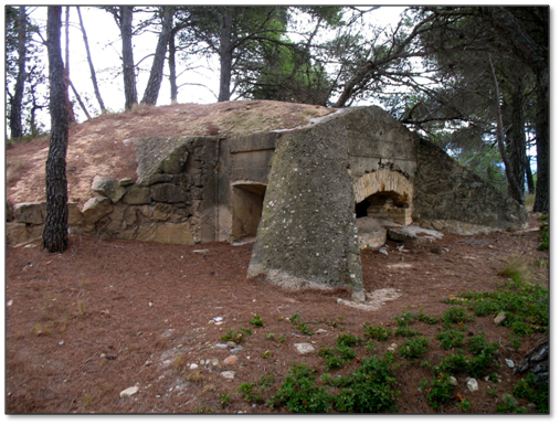 La linia del Cinca_Posició Caseres - Fort Milet